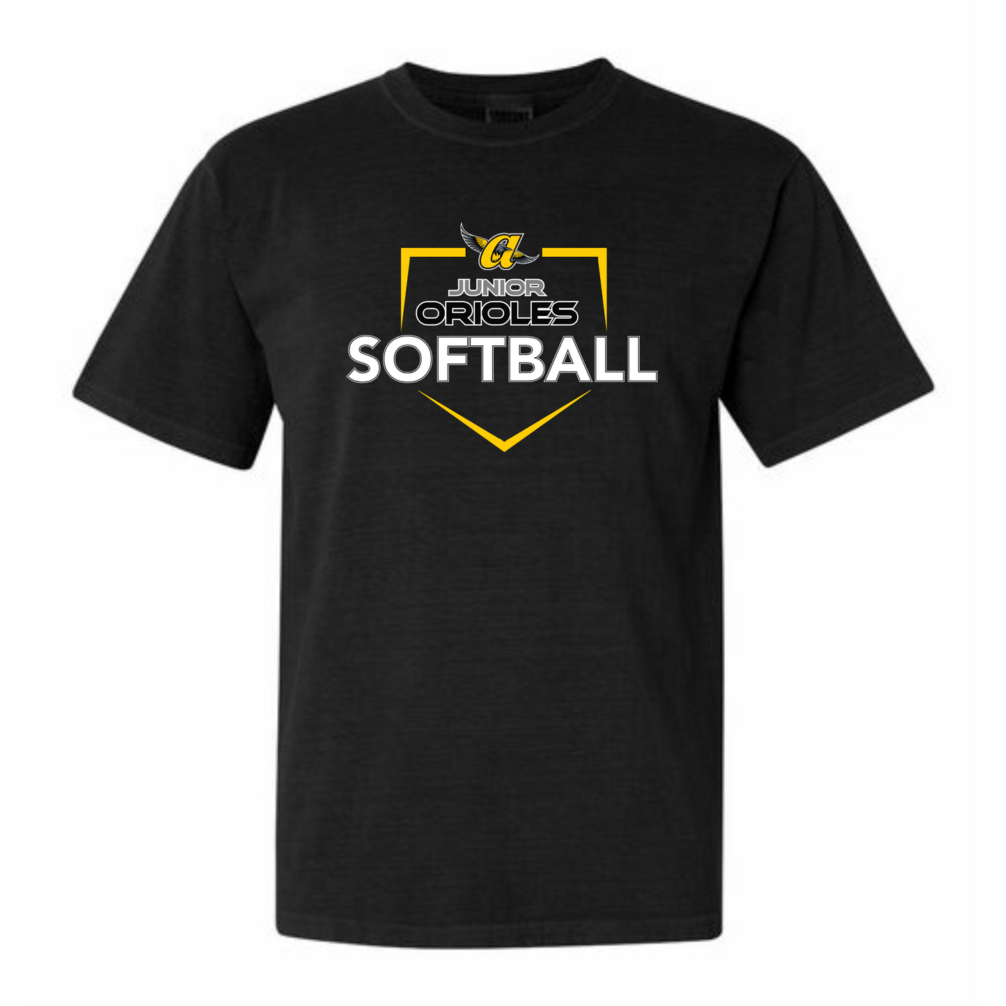 Homerun JO Baseball Youth Tee (Black)