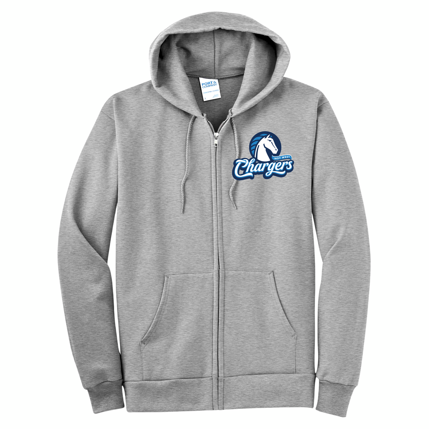 Indy West Pennant Zipup Hoodie
