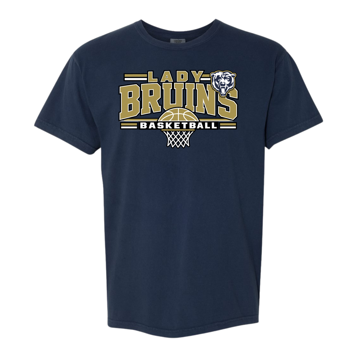 Lady Bruins Basketball Adult Tee