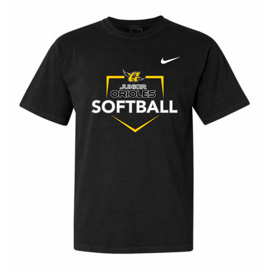 Homerun JO Softball Adult Drifit Tee (Black)