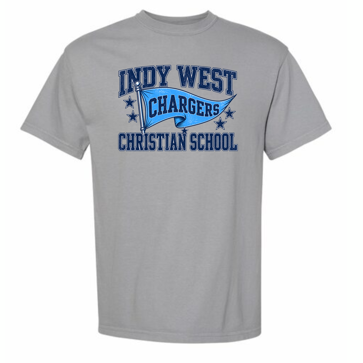 Indy West Pennnant Adult Tee