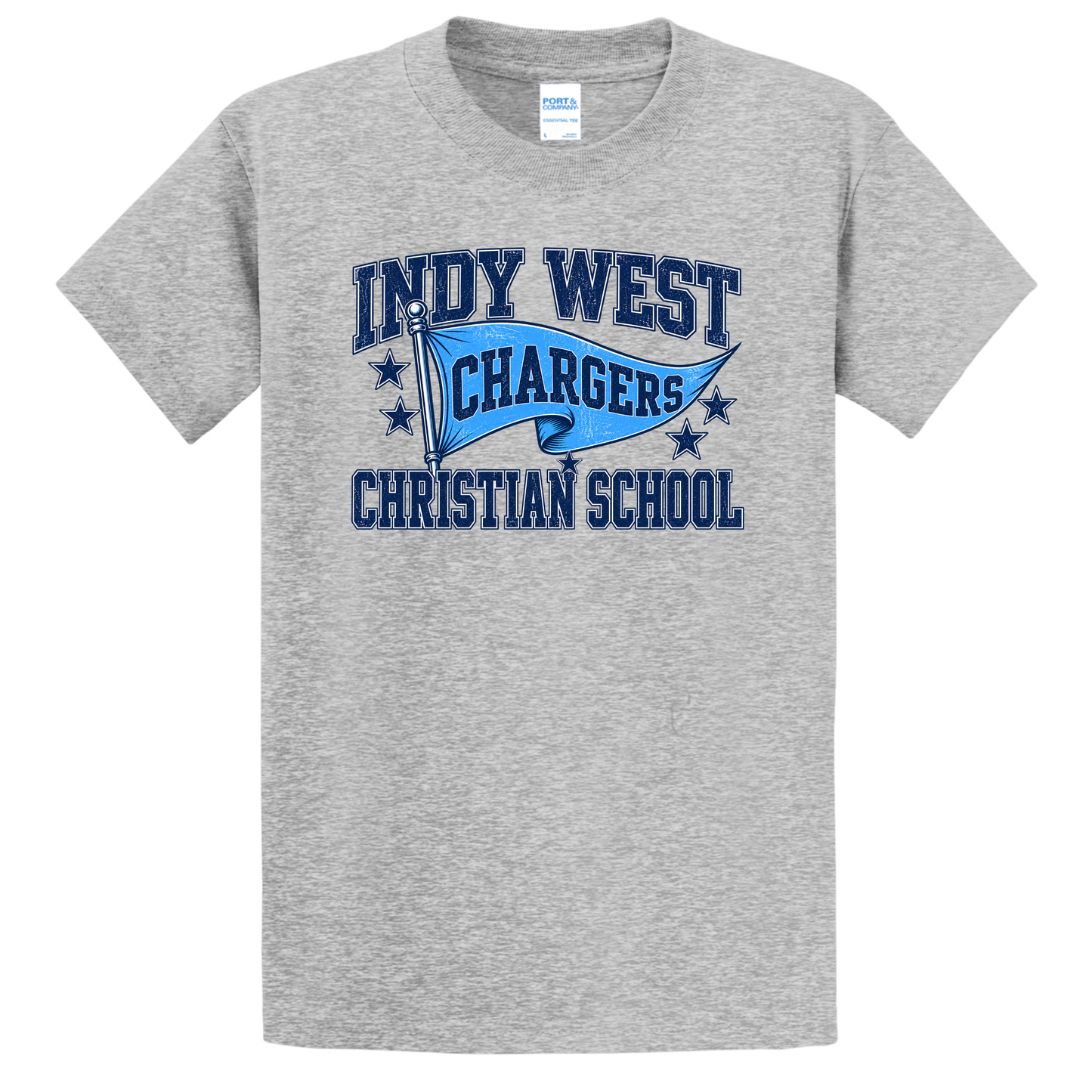 Indy West Pennant Youth Tee