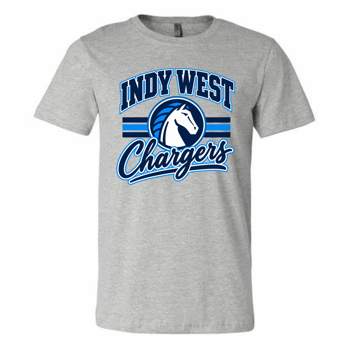 Chargers Champion Adult Tee (gray)
