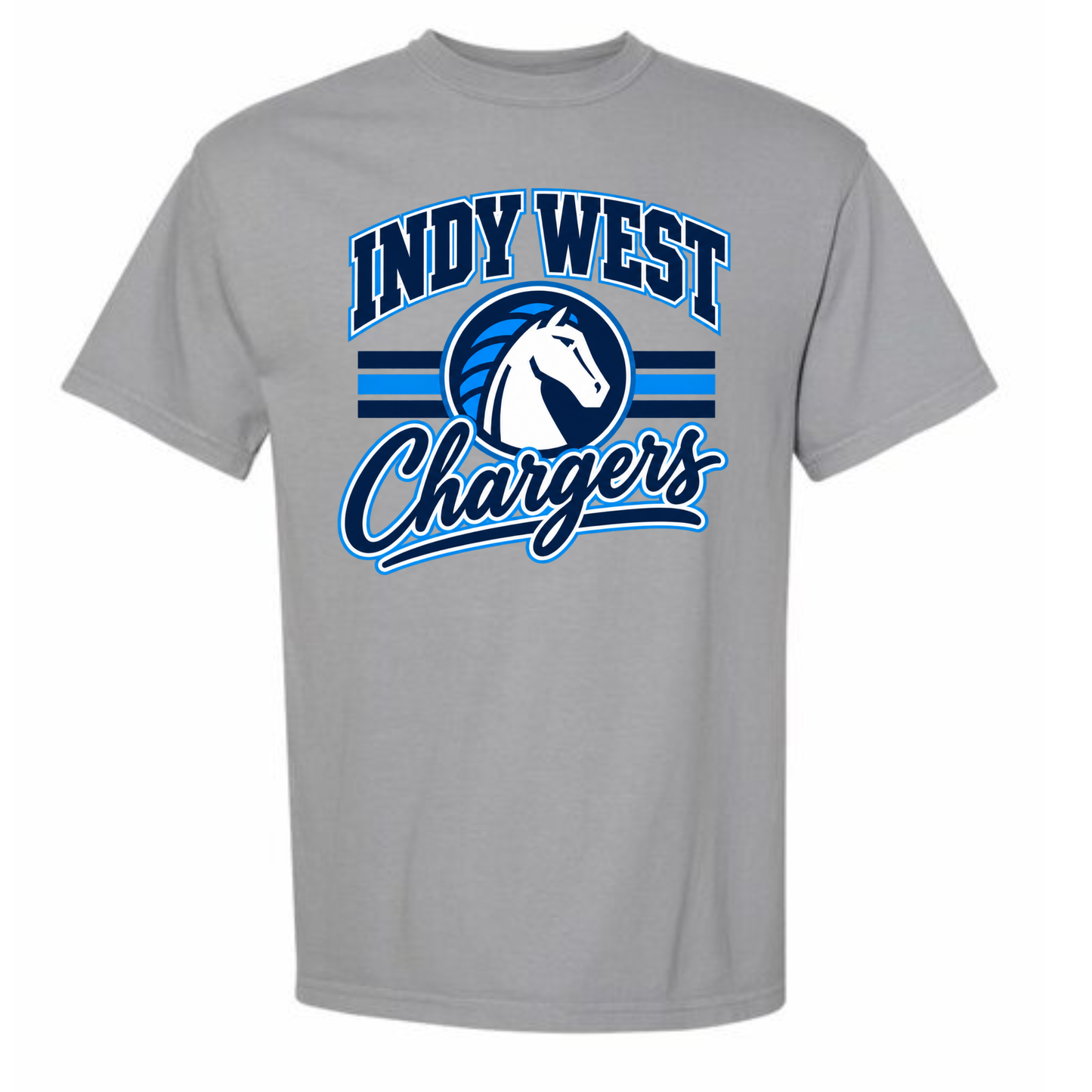 Chargers Champion Adult Tee (gray)