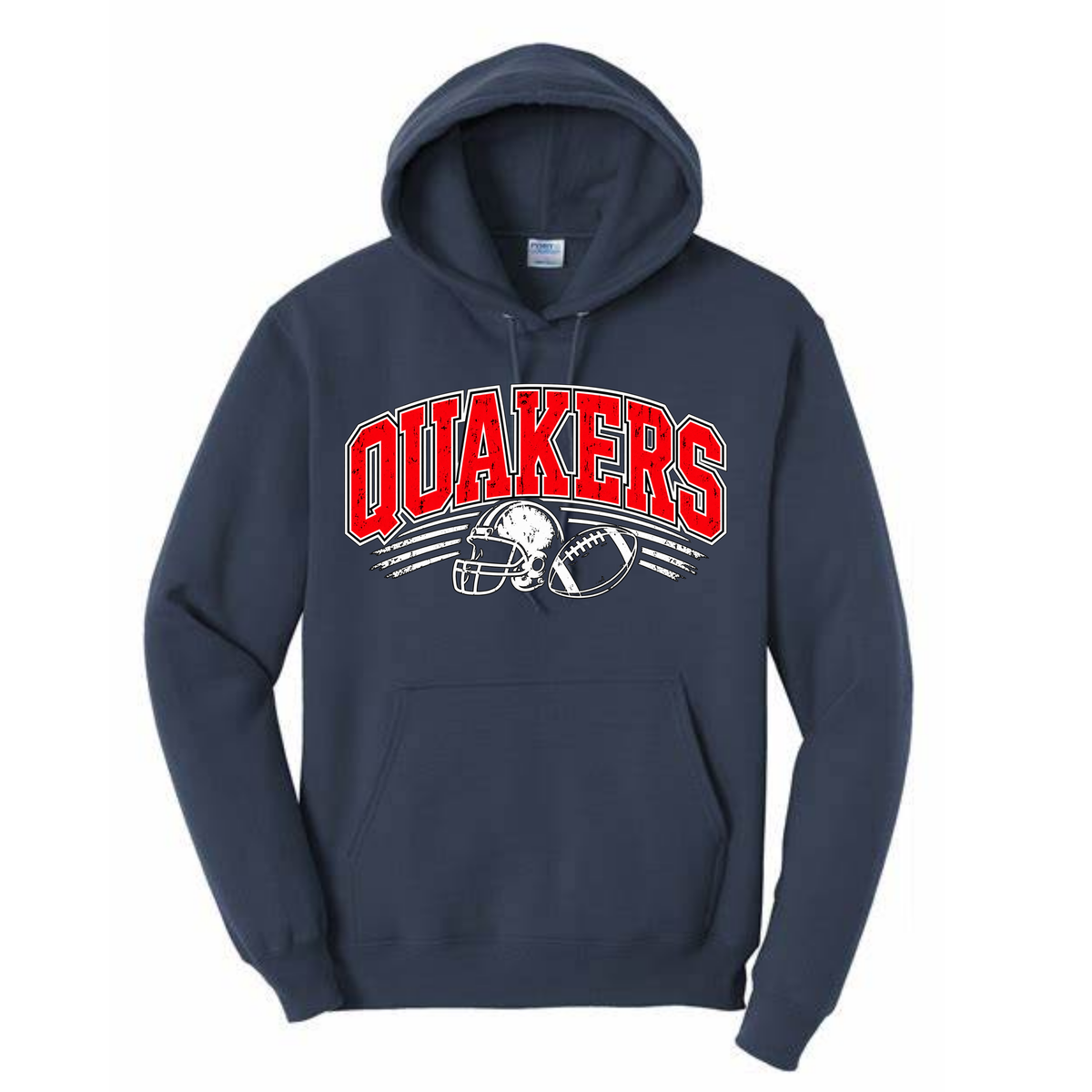 Quakers Retro Football Hoodie