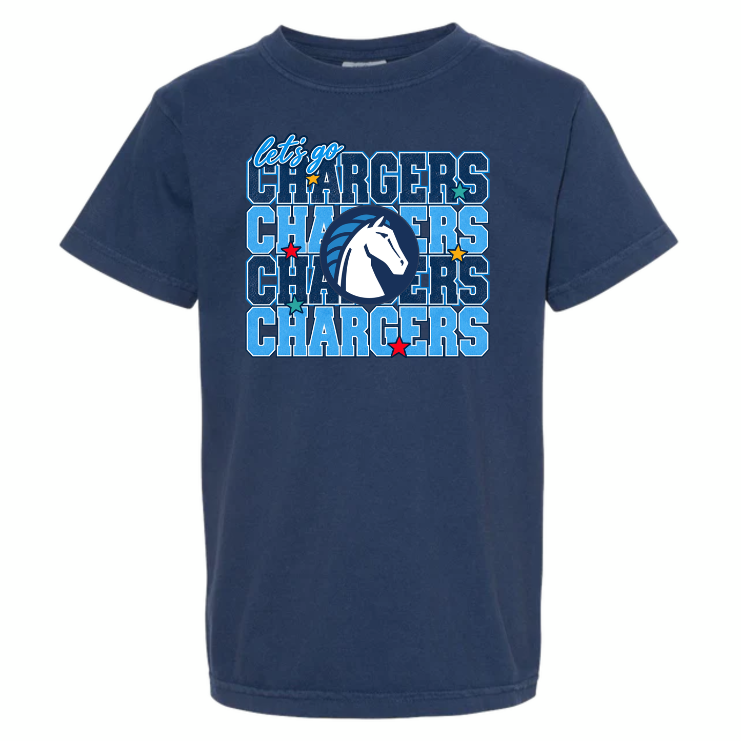 Let's Go Chargers Adult Tee