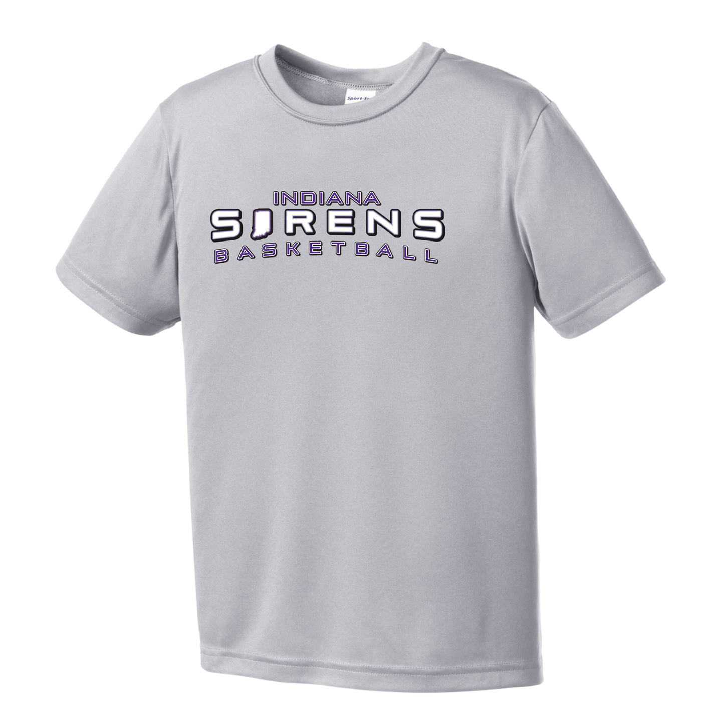 Indiana Sirens Basketball Gray Youth Tee