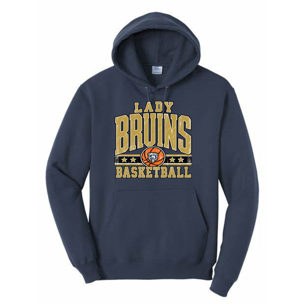 Lady Bruins Retro Basketball Hoodie