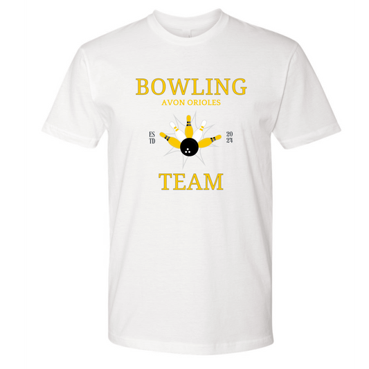 Bowling Team Tee (white)