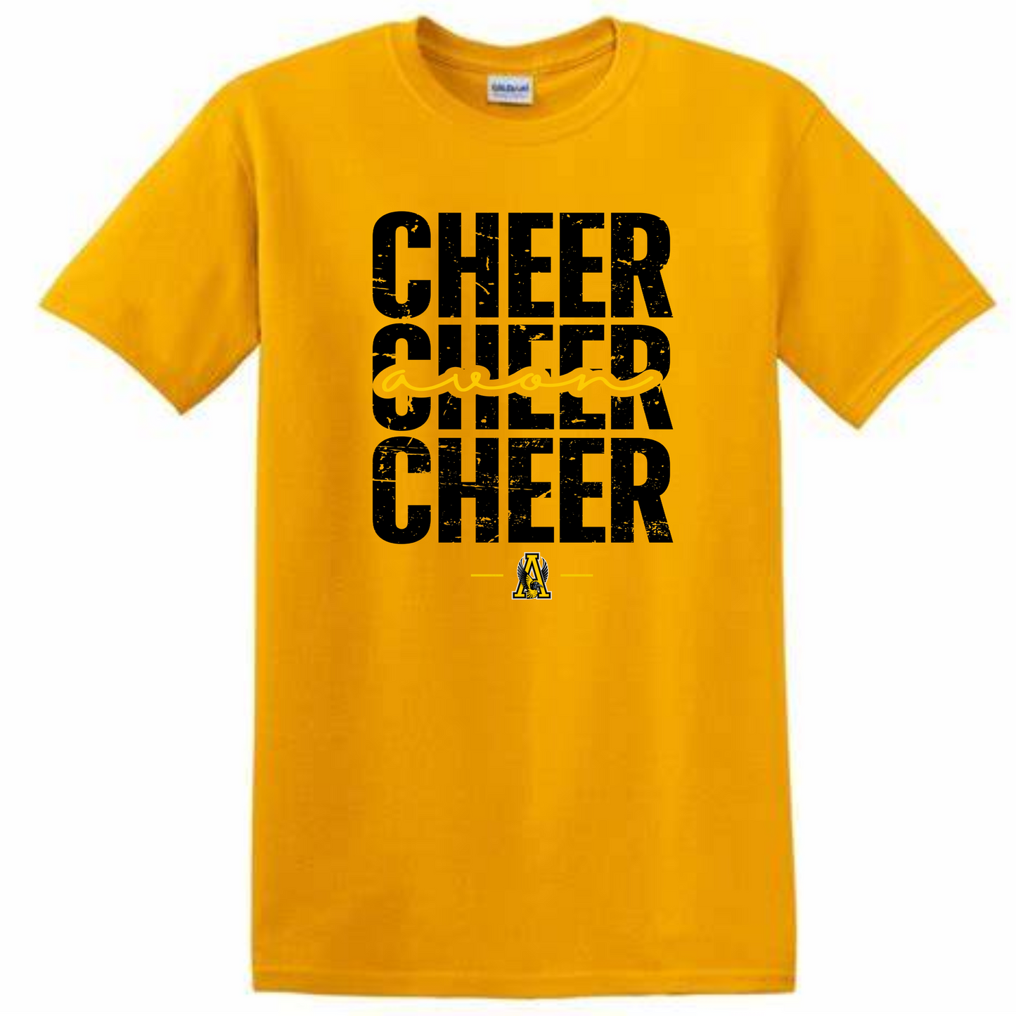 Cheer Cheer Cheer Youth Tee (gold)