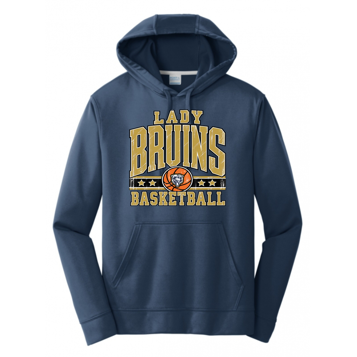 Lady Bruins Retro Basketball Hoodie