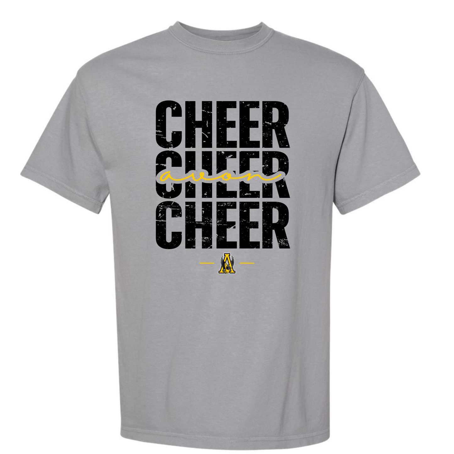 Cheer Cheer Cheer Adult Tee (gray)