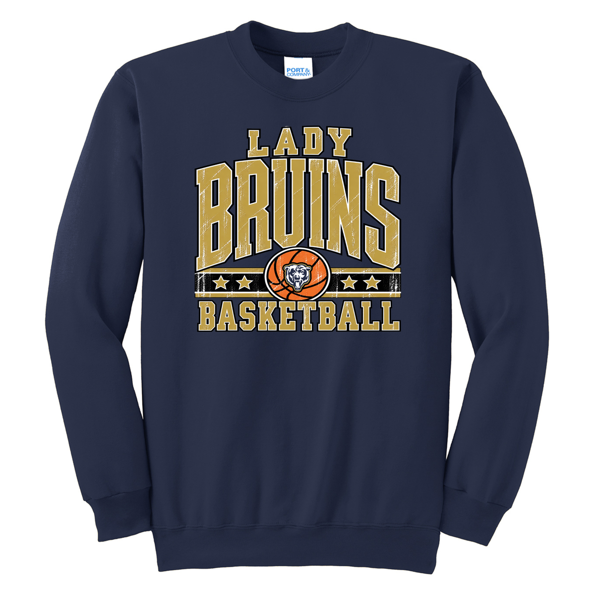 Lady Bruins Retro Basketball Crew