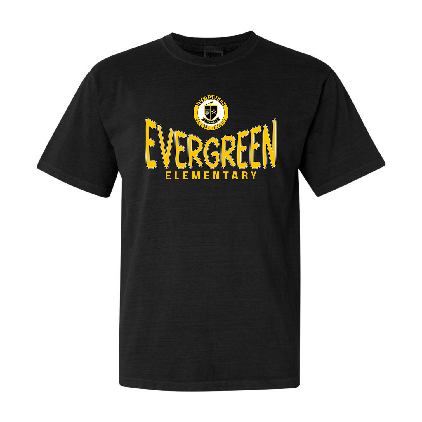 Curved Evergreen Adult Tee