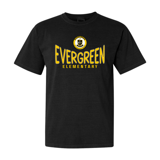 Curved Evergreen Adult Tee