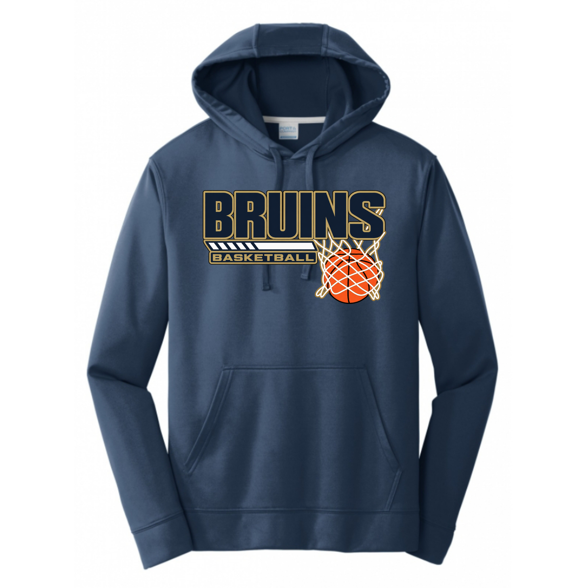Bruins Basketball Net Hoodie