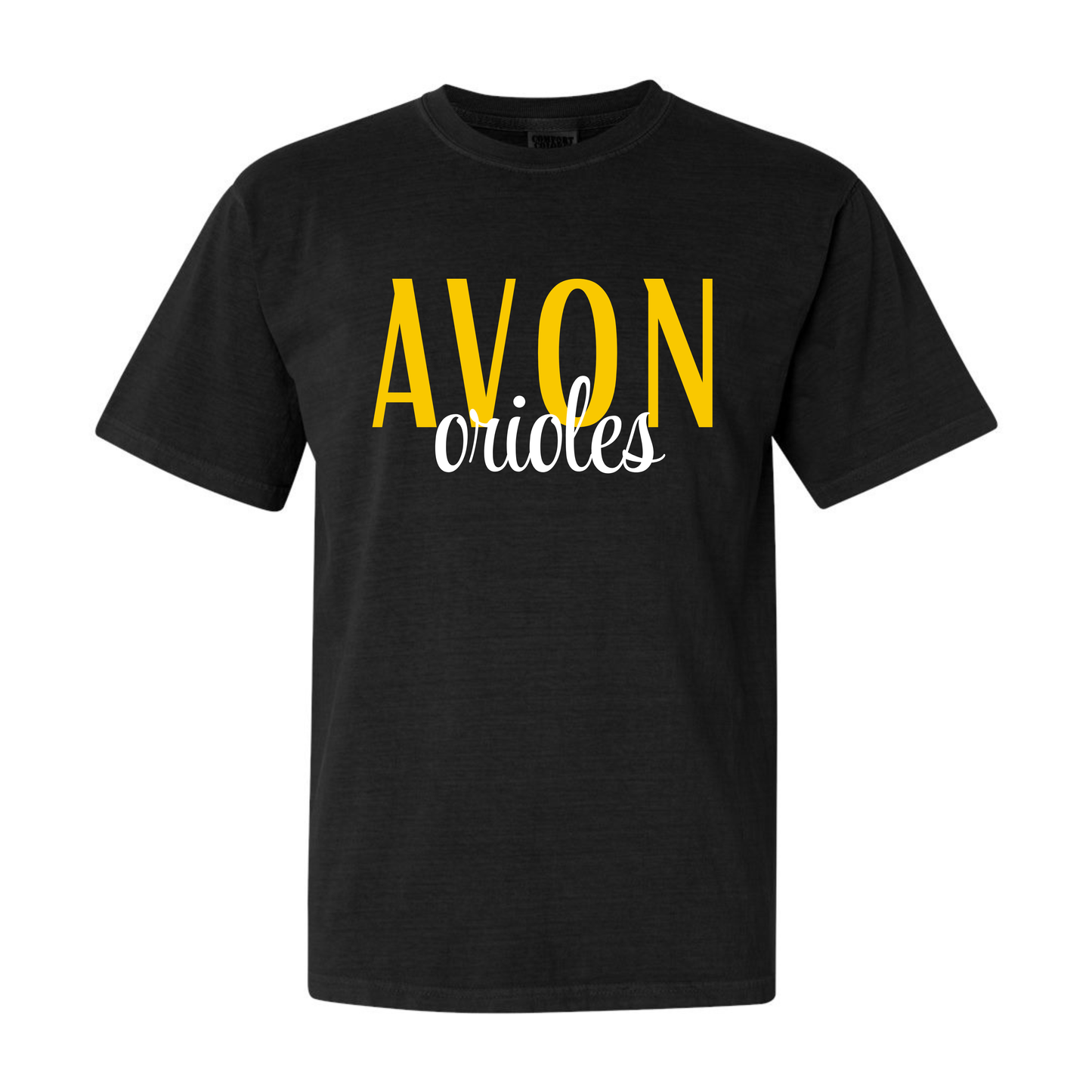 Avon Orioles Script Adult Tee