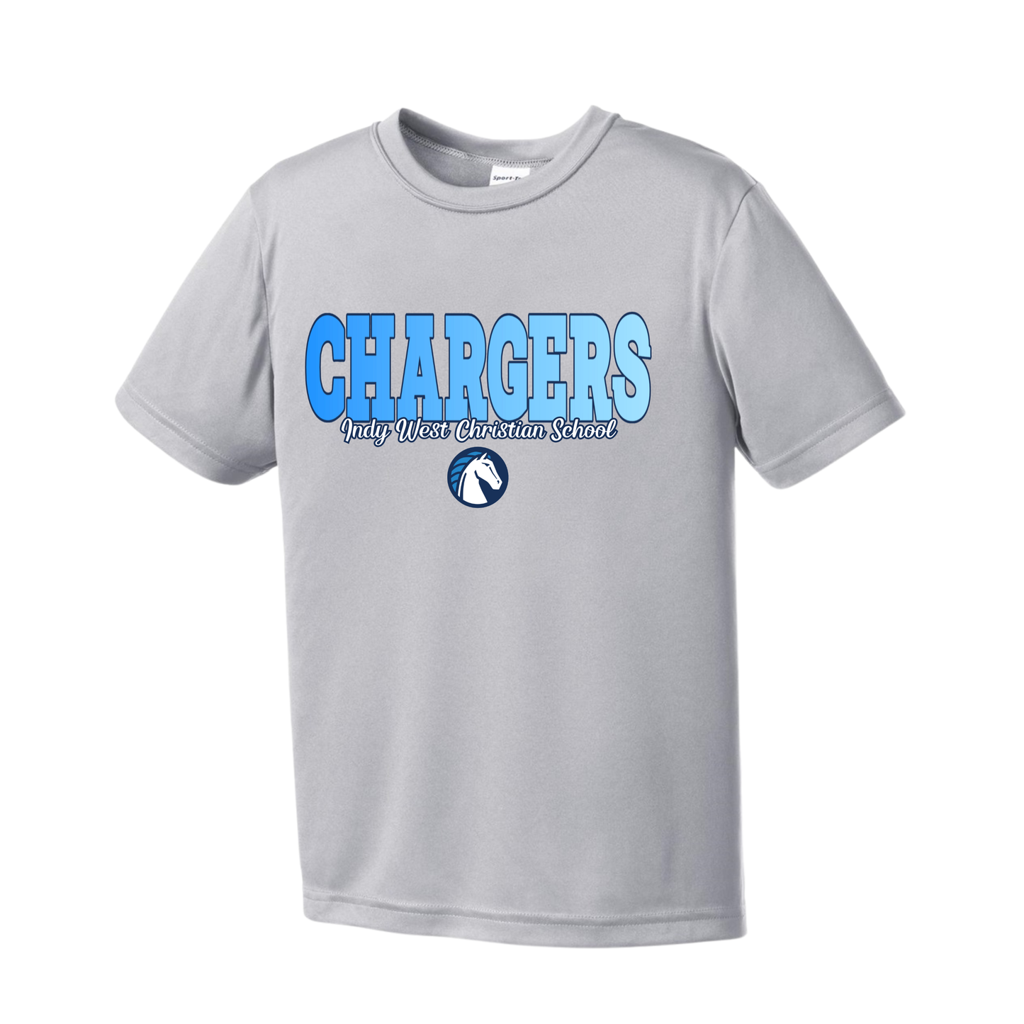 Chargers Ombre Youth Tee (gray)