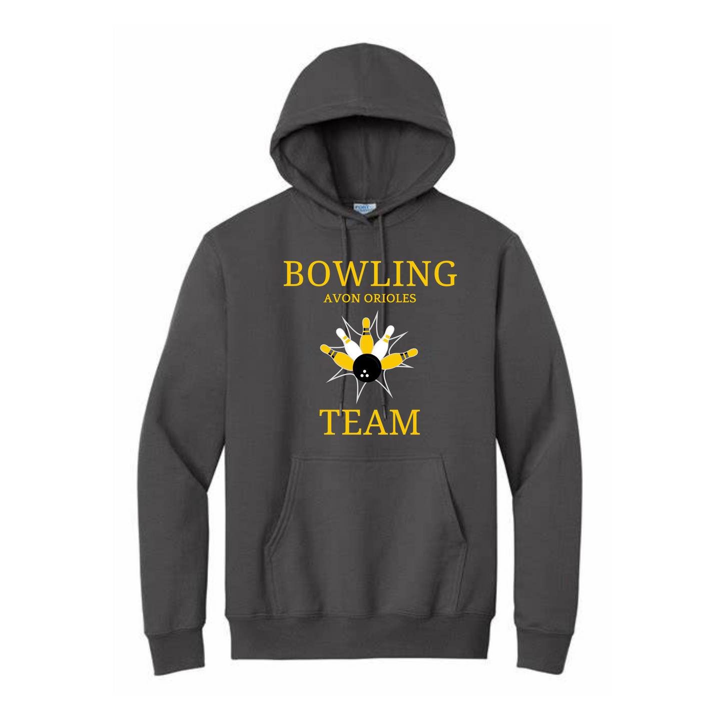 Bowling Team Hoodie (charcoal)