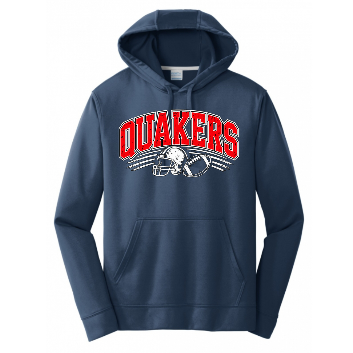 Quakers Retro Football Hoodie