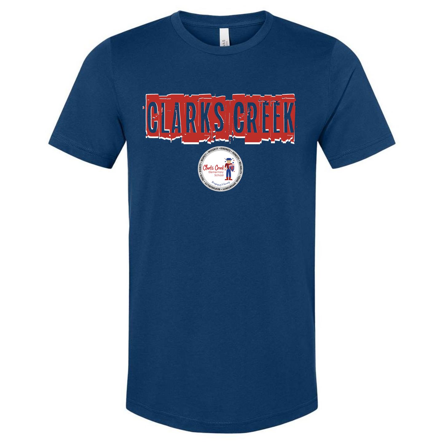 Clarks Creek Block Adult Tee