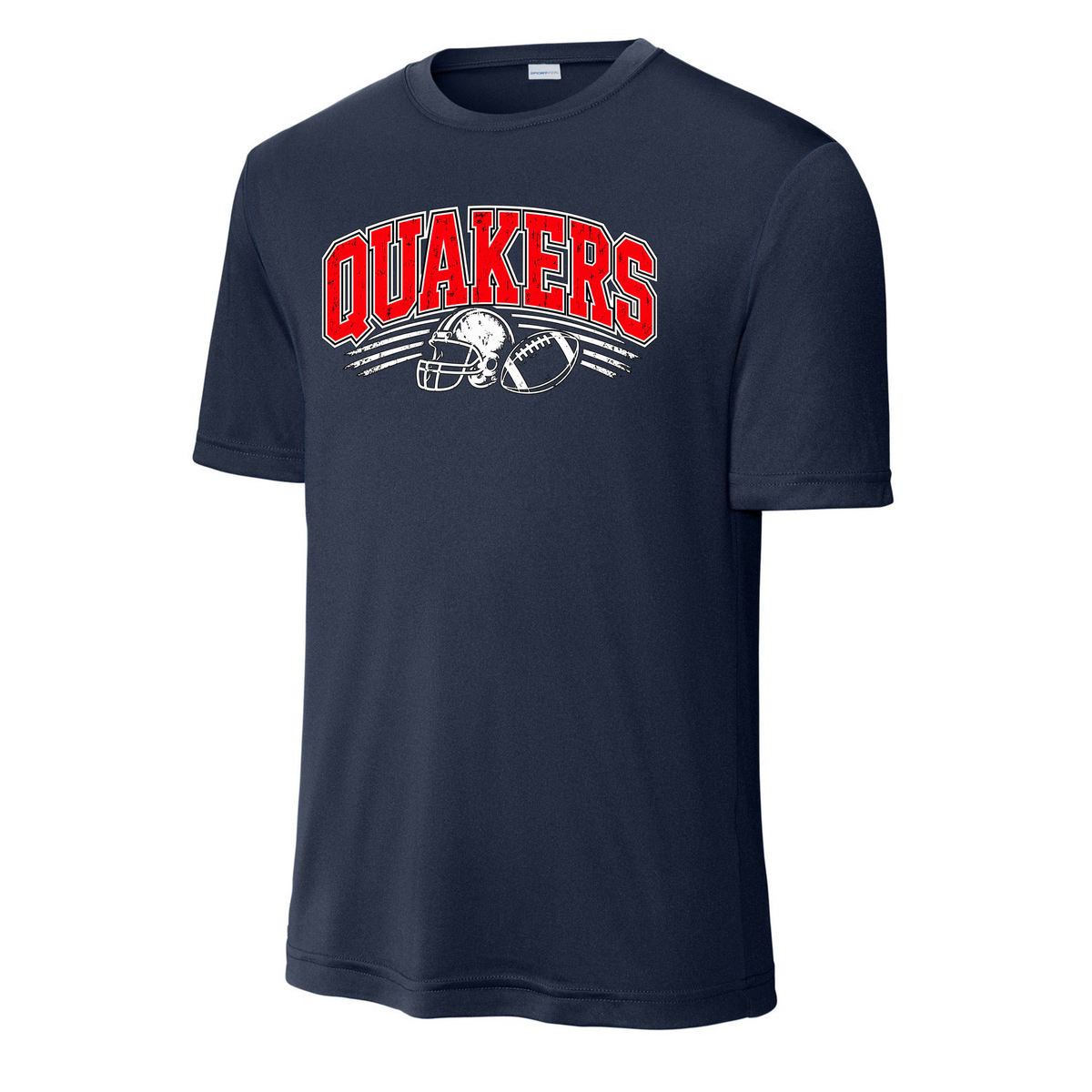 Quakers Retro Football Adult Tee