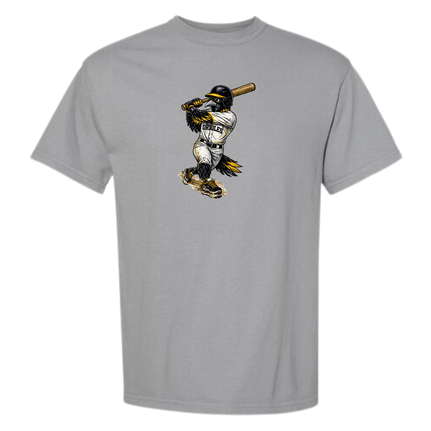Oriole Bird Baseball Adult Tee