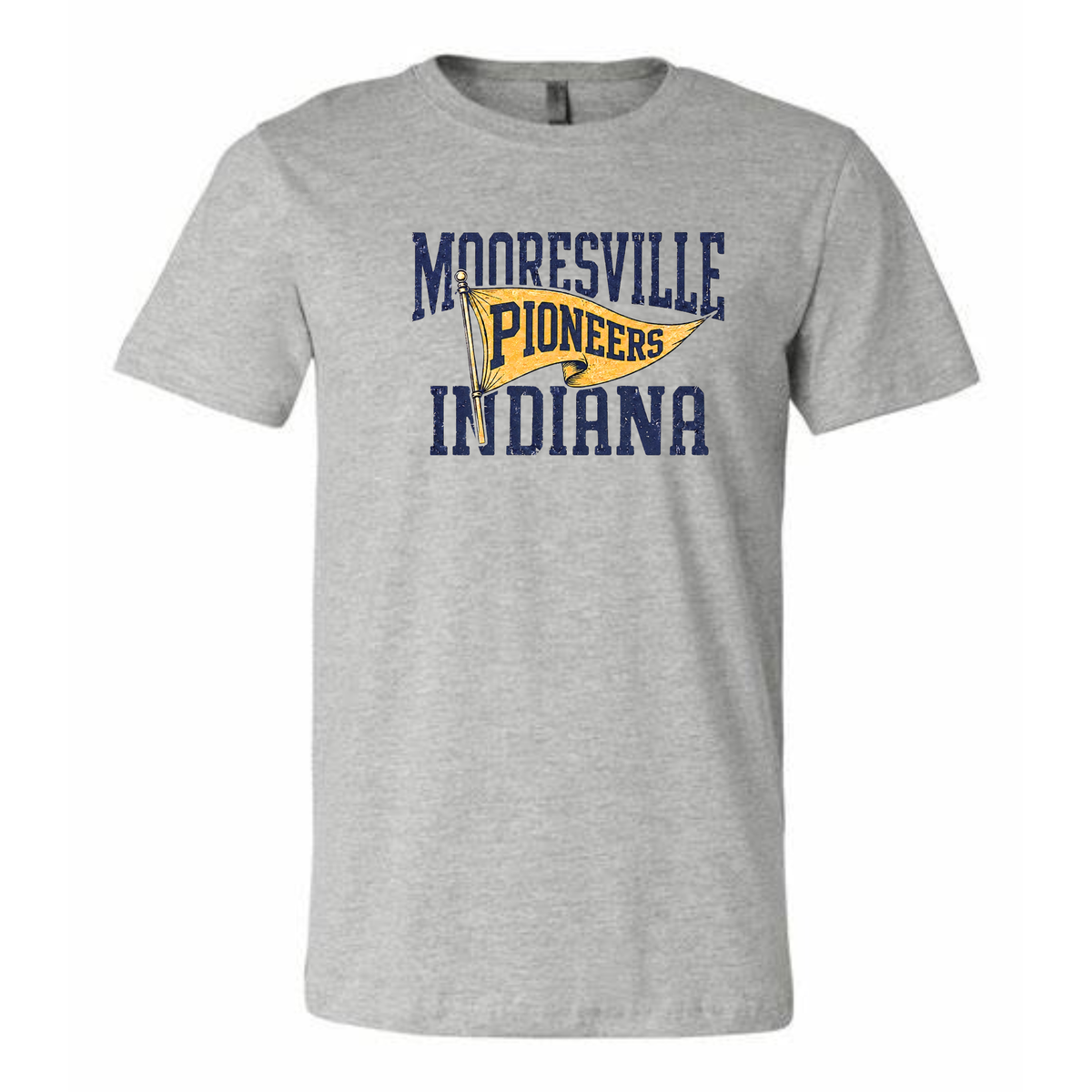 Mooresville Indiana Flag Adult Tee