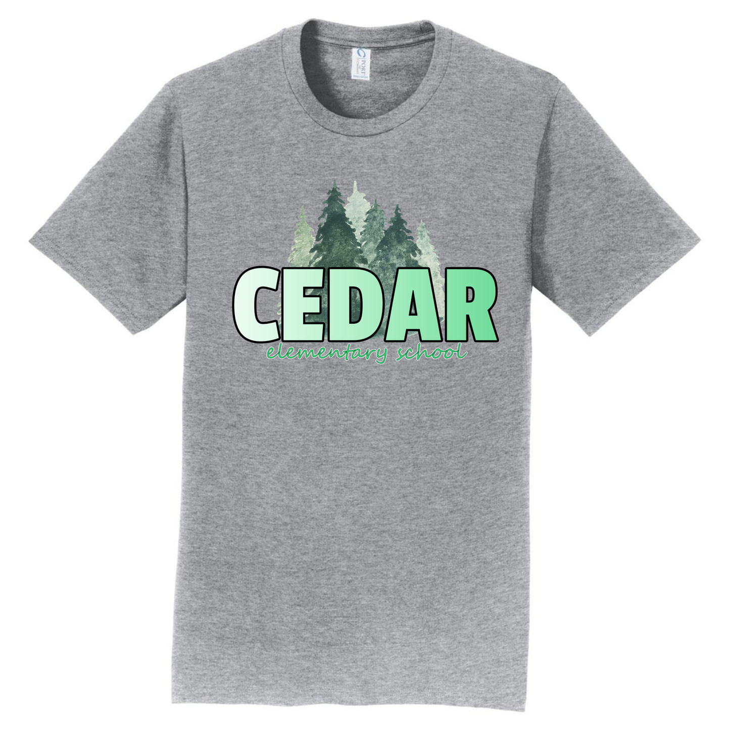 Gradient Cedar Adult Tee