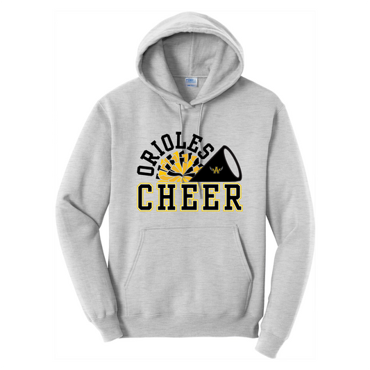 Black and Gold Cheer Hoodie