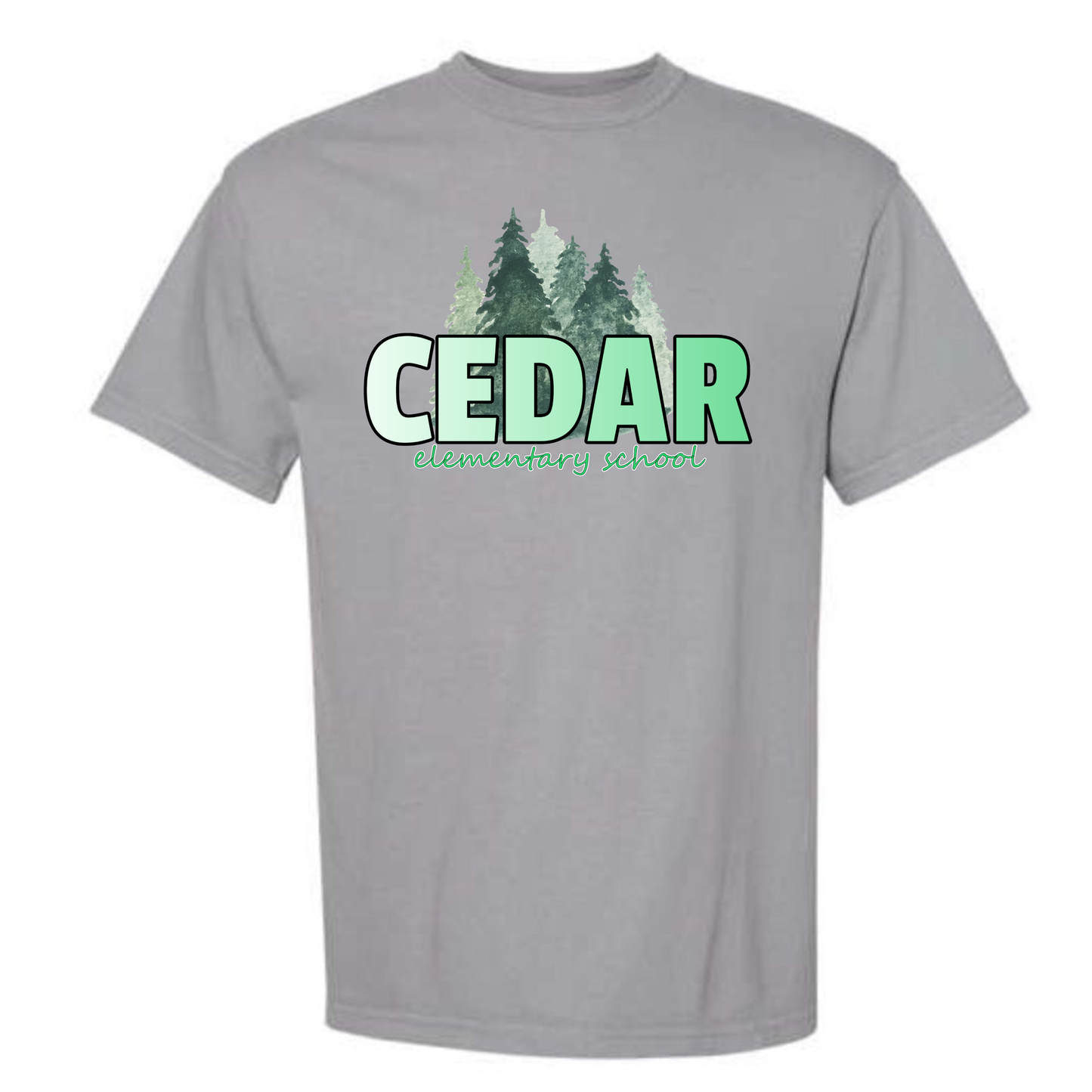 Gradient Cedar Adult Tee