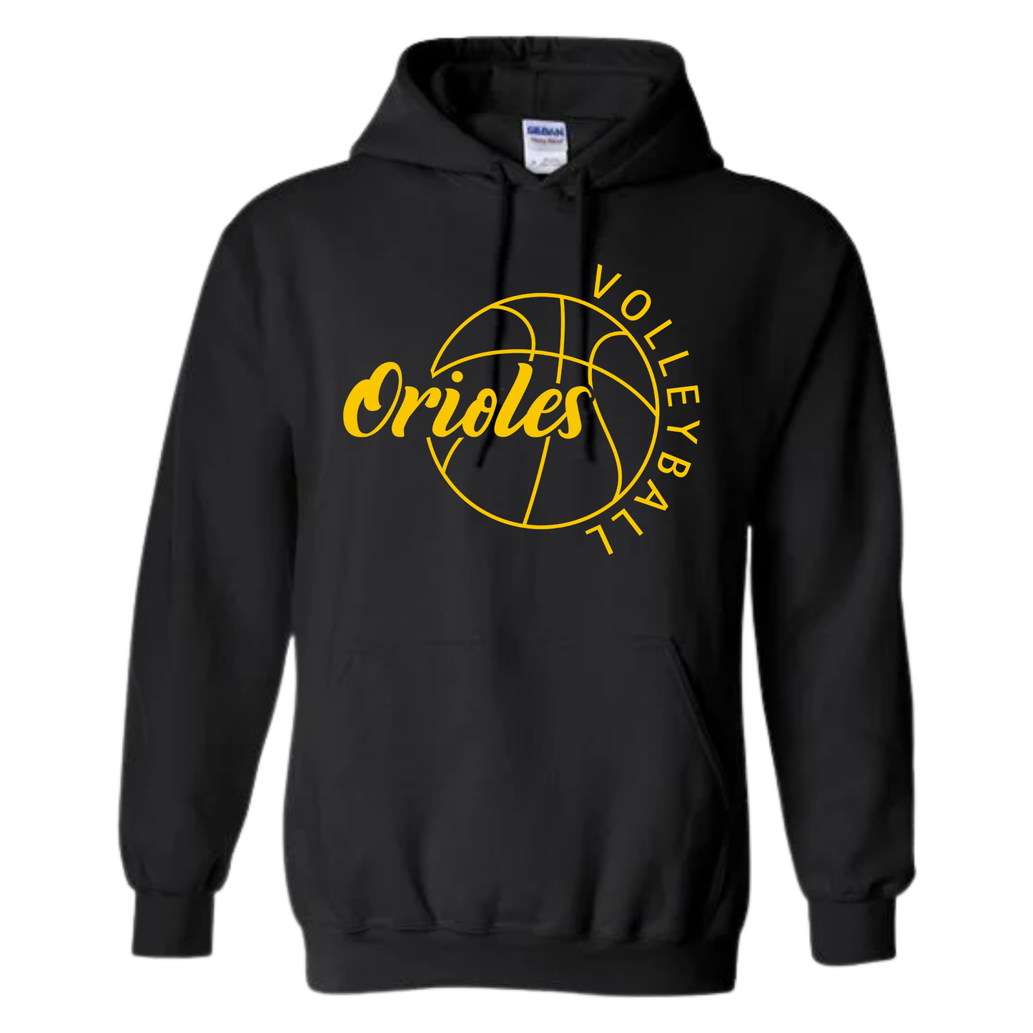 Orioles Volleyball Bump Set Hoodie