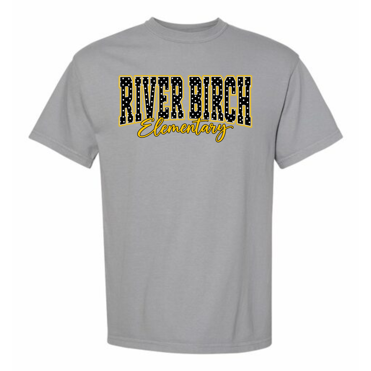 River Birch Dot Gray Adult Tee