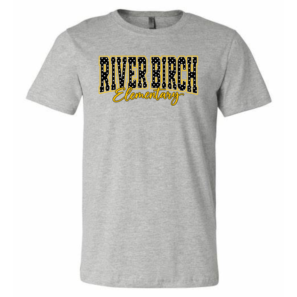 River Birch Dot Gray Adult Tee