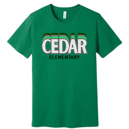 Green Cedar Adult Tee