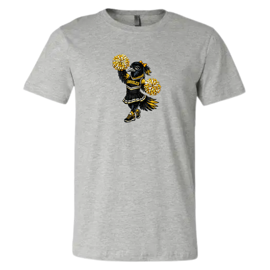 Oriole Bird Cheer Adult Tee