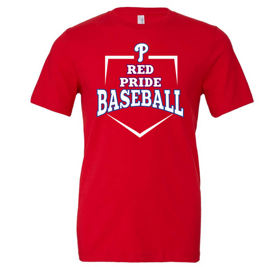 Red Pride Homerun Adult Tee
