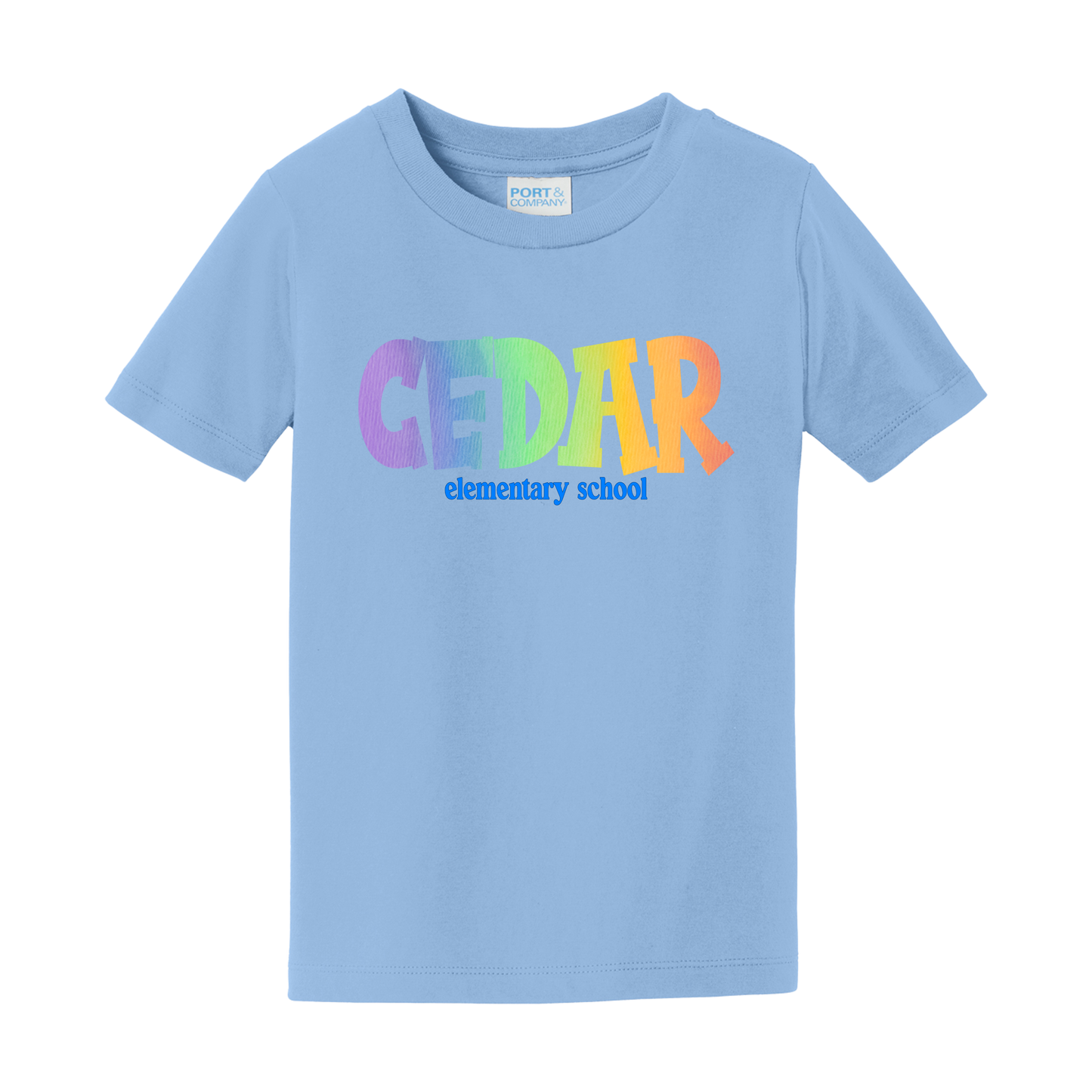 Cedar Blue Rainbow Tee