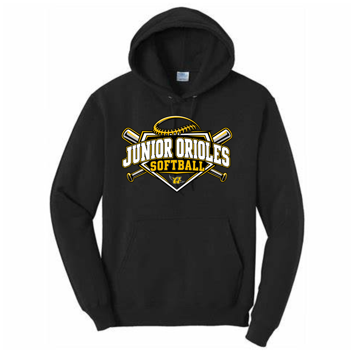 JO Softball Diamond Hoodie (Black)