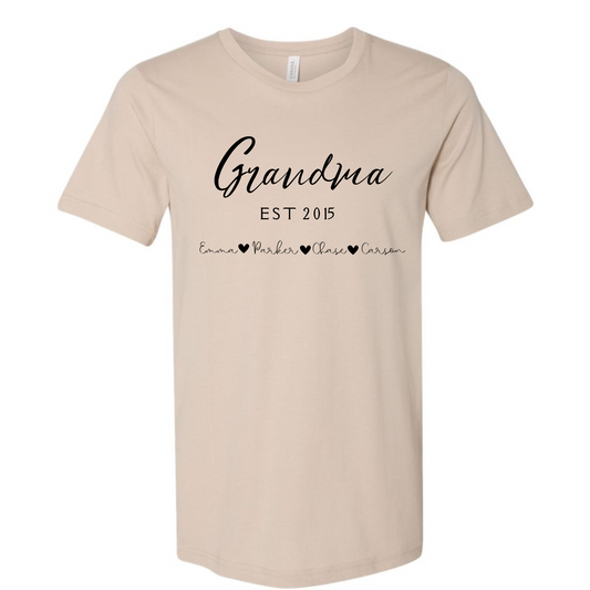 Grandma Tee (style 1 customized)
