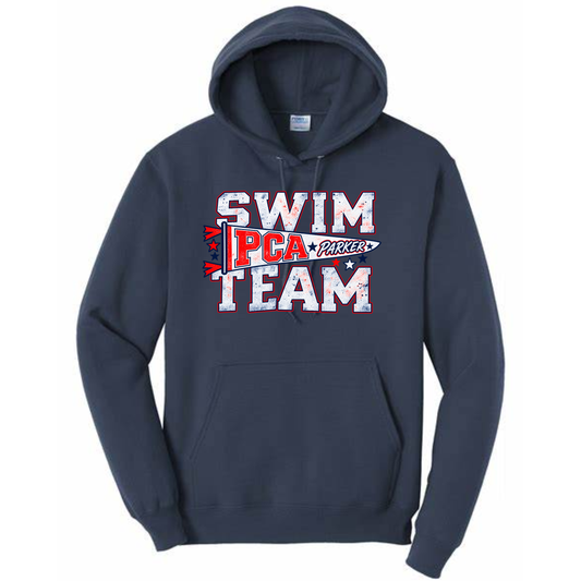 PCA Swim Banner Navy Hoodie