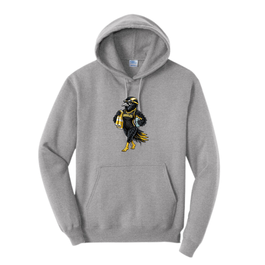 Oriole Girl Bird Swimmer Hoodie