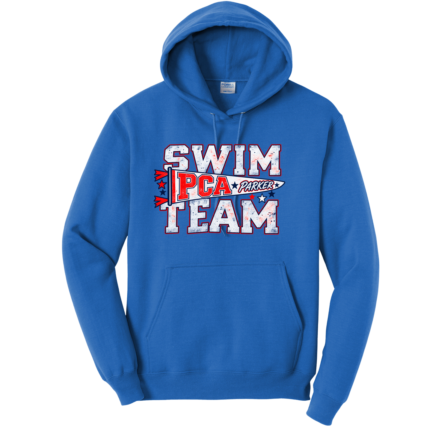 PCA Swim Banner Royal Hoodie