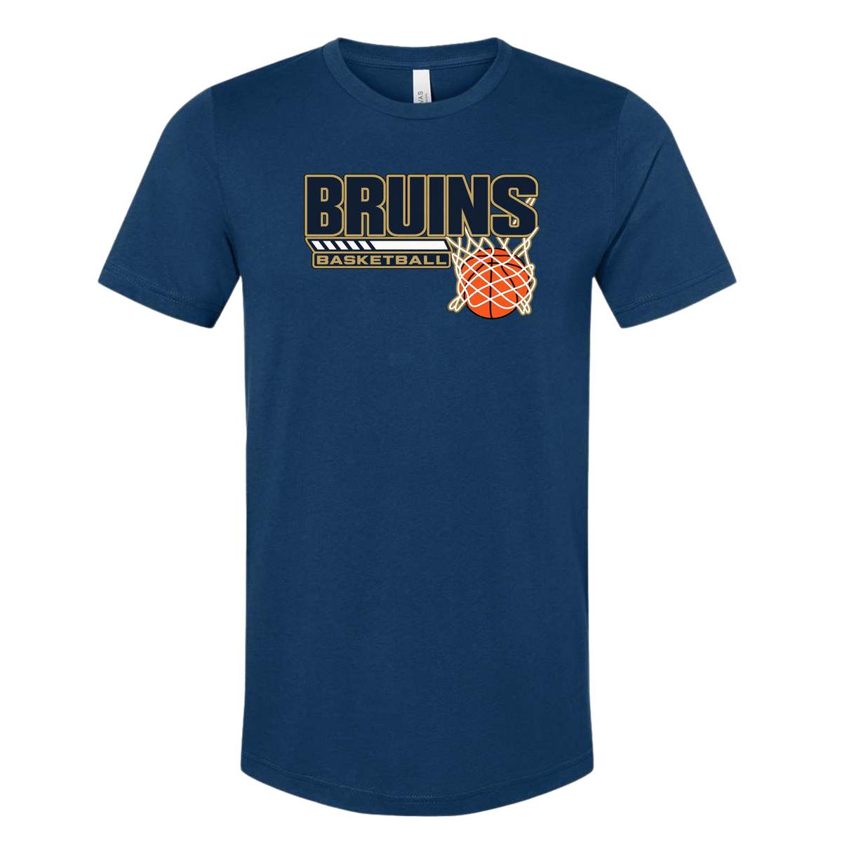 Bruins Basketball Net Adult Tee