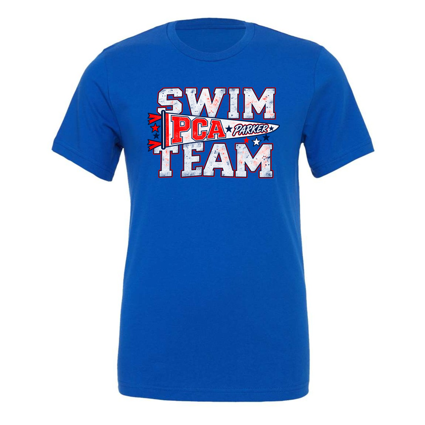 PCA Swim Banner Adult Royal Tee