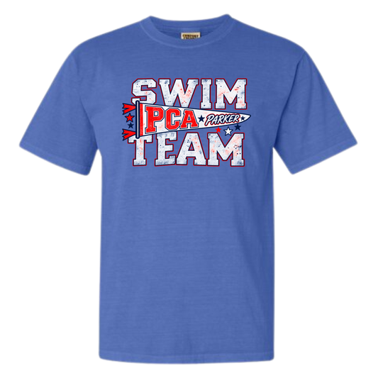 PCA Swim Banner Adult Royal Tee