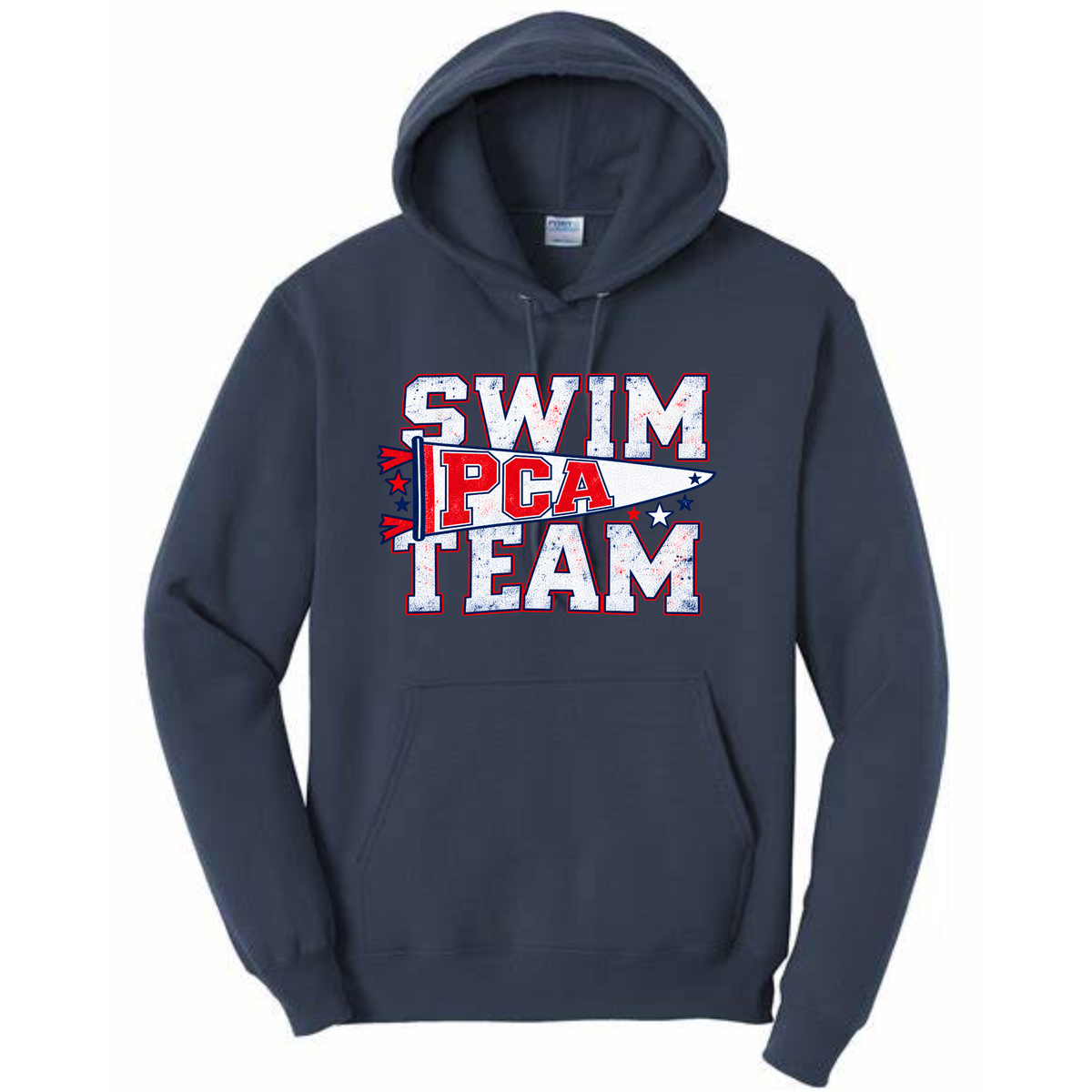 PCA Swim Banner Navy Hoodie
