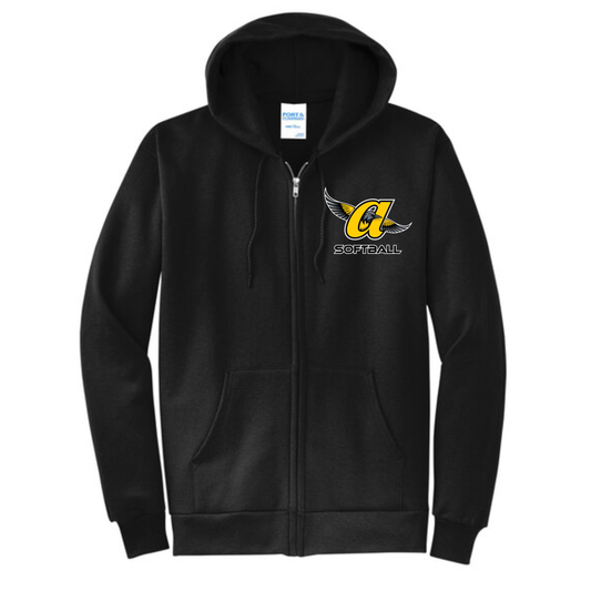JO Softball Zipup Hoodie