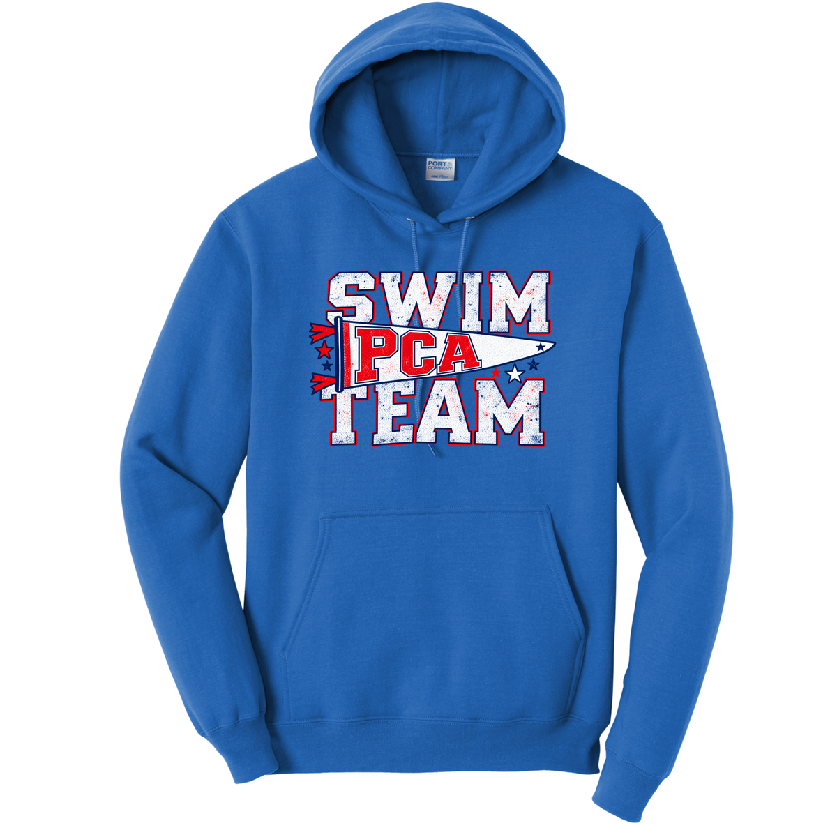 PCA Swim Banner Royal Hoodie