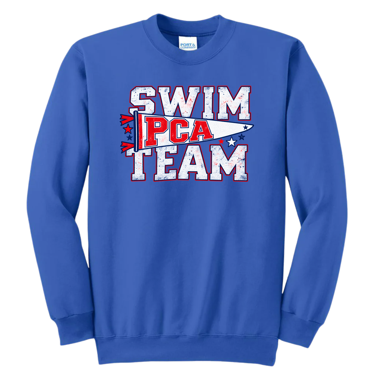 PCA Swim Banner Royal Crew